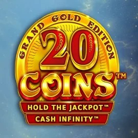20 Coins Grand Gold Edition slot logo by Wazdan at Dolly Casino20 Coins Grand Gold Edition