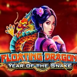 Floating Dragon Year of the Snake logo by Pragmatic Play at Dolly Casino