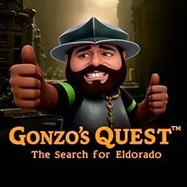 Gonzo's Quest slot logo by NetEnt at Dolly CasinoGonzo's Quest